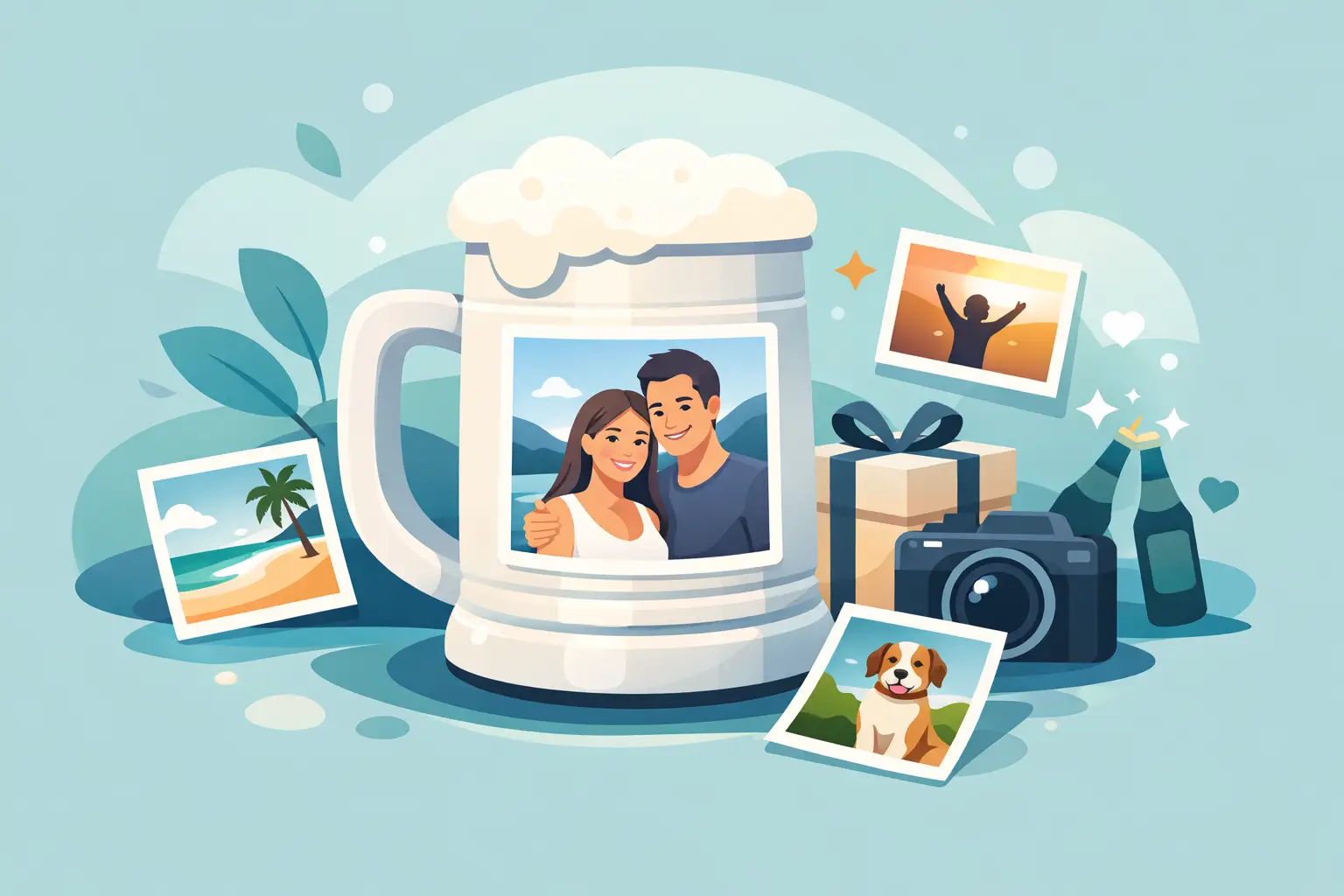 Custom Photo Beer Stein Gift Ideas