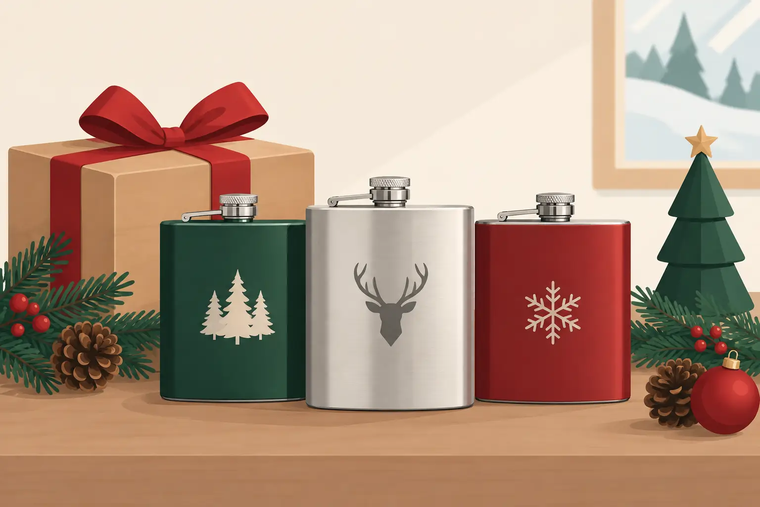 Custom Holiday Flask Guide for Personal Gifts